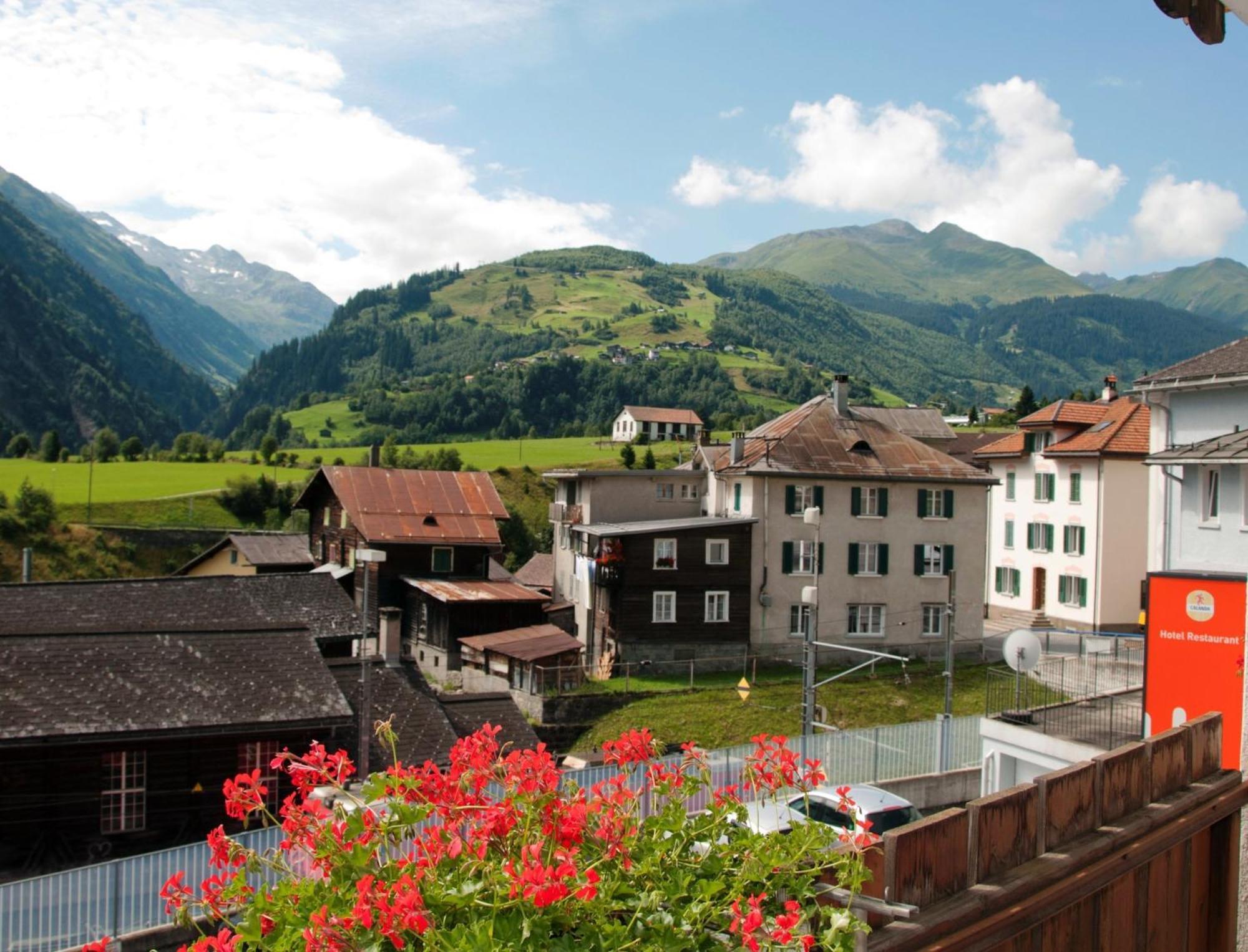 Hotel Restaurant La Furca Disentis Exteriér fotografie