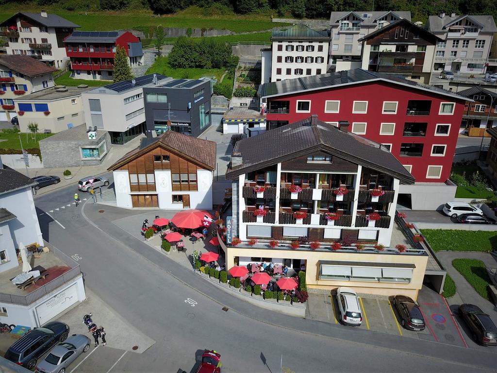 Hotel Restaurant La Furca Disentis Exteriér fotografie